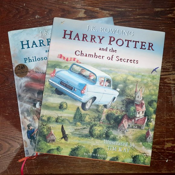 The Philosopher's Stone and Chamber of Secrets books Illustrated by Jim Kay - Picture 1 of 11